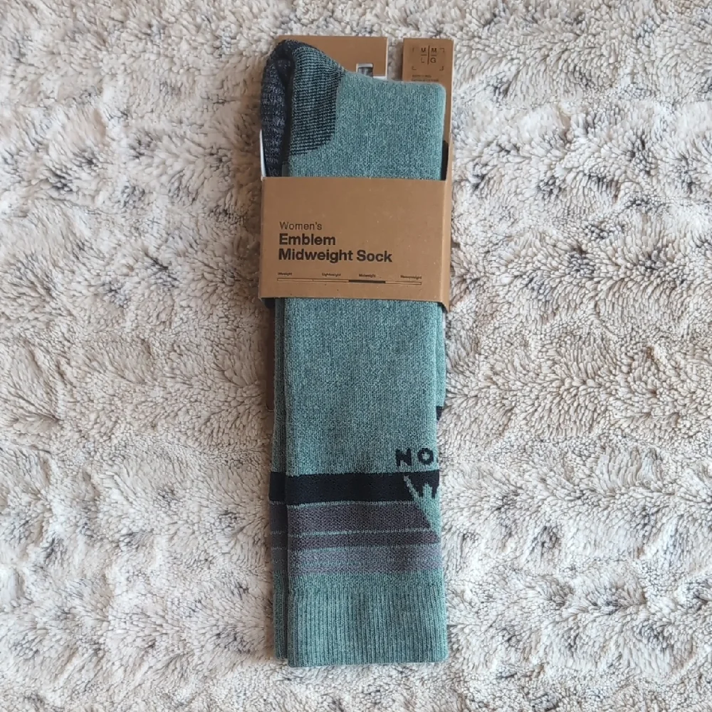 Burton Petrol Green Emblem Midweight Socks
